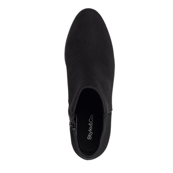 Style & Co Women's Wileyy Ankle Booties Black Size 7 - Picture 4 of 5